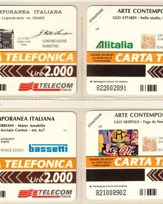 Schede Telefoniche "Arte Contemporanea Italiana"