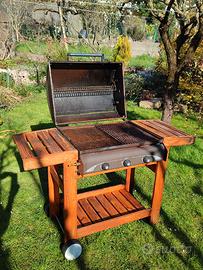 Barbecue su carrello