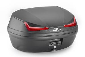 Bauletto MONOLOCK 45 litri nero con catadiottri ro