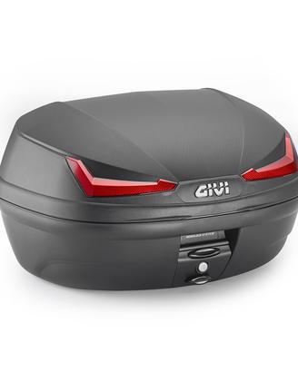 Bauletto MONOLOCK 45 litri nero con catadiottri ro