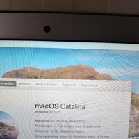 MacBook air 2012, 11. RAM 4GB, SSD 60GB