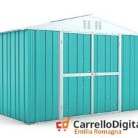Box giardino lamiera zincata 327x155 azzurro
