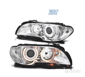 FARI BMW E46 03-06 COUPE CABRIO OCCHI ANGELICI CRO