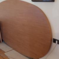 Tavolo ovale da riunioni in legno ciliegio