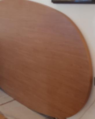 Tavolo ovale da riunioni in legno ciliegio