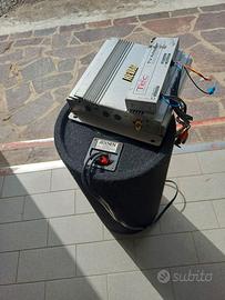 Amplificatore piu sub wufer passivo