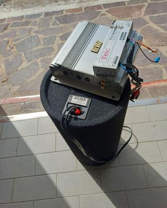 Amplificatore piu sub wufer passivo