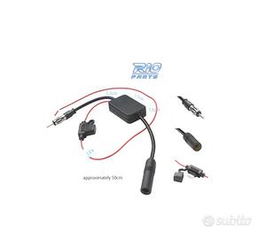 AMPLIFICATORE DI SEGNALE RADIO FM CONNETTORE UNIVE
