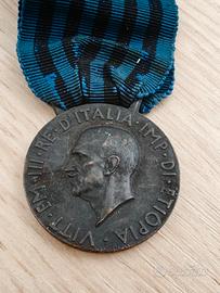 Medaglia  Campagna d’Africa Orientale