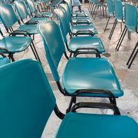 Sedie Leo plastic Telaio in Acciaio + gancio