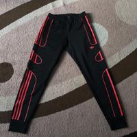 Pantaloni Adidas rossi e nero nuovi 