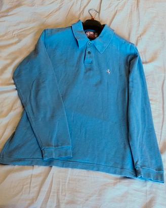 Polo Ferrari x Fila manica lunga da uomo, Tg M