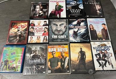 Lotto 12 dvd e 2 bluray film di vario genere