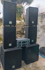 impianto audio sr technology 4000watt sub e sat