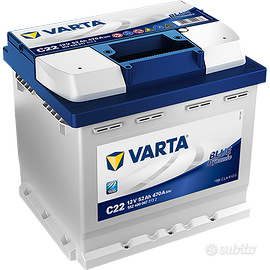 Batteria auto nuova Varta C22