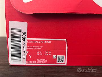 Nike mercurial air max 270 gs wd