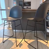 Sgabelli cucina coppia Scavolini grigio