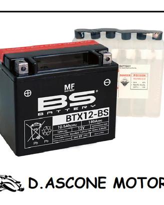 BATTERIA BTX12-BS BS X Citing Vespa Scarabeo Liber