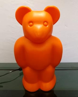 LAMPADA ORSETTO ORSO ARANCIONE HARIBO VINTAGE 80s