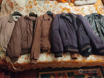 Stock 5 Giubbotti e 2 Cappotti Uomo TG. M