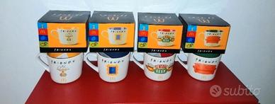 4 tazze Mcdonad Friends + Ross in omaggio