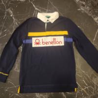Polo Benetton manica lunga taglia XL 150 cm 11-12a