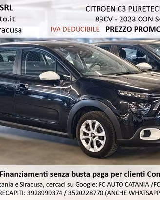 Citroen C3 PureTech 2023 - PARI AL NUOVO - UNI PRO
