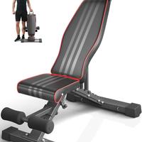 YOLEO Panca Pesi Regolabile e Pieghevole 300 kg