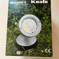 Luce a Led KOALA 13 W Bianco / argento metalizzato