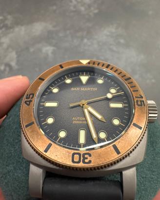 Orologio San Martin Titanio Bronzo automatico