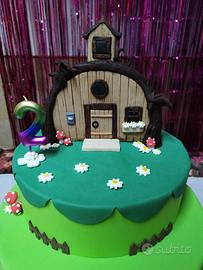 Torta scenografica Masha e Orso