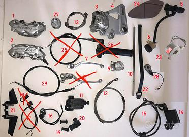 Ricambi usati Ducati 696 796 1100