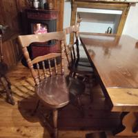 tavolo rustico legno massello 