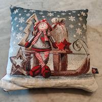 Cuscino Texgal 40x40 con federa natalizia