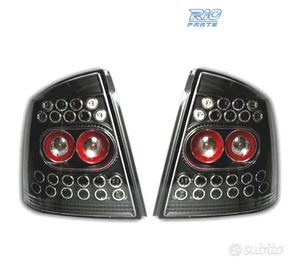 FANALI OPEL ASTRA G 3P 5P 97-04 LED FONDO NERO