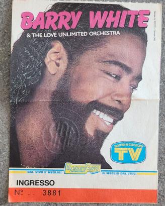 Biglietto concerto Barry White