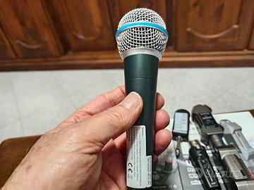 Microfono e adattatore wireless 