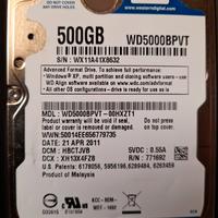 HDD Western Digital interno 500 GB
