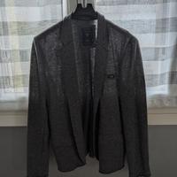 Giacca Blazer Guess Slim Fit in Mista Lana Grigio