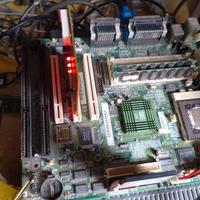 scheda madre intel 200mmx  con memoria simm