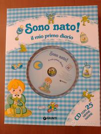 Album nascita neonato Sono Nato Mio Primo Diario