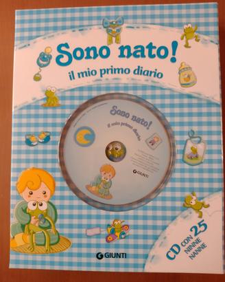 Album nascita neonato Sono Nato Mio Primo Diario
