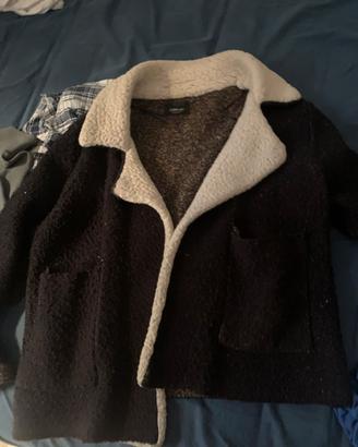Giacca in maglia nera di Zara
