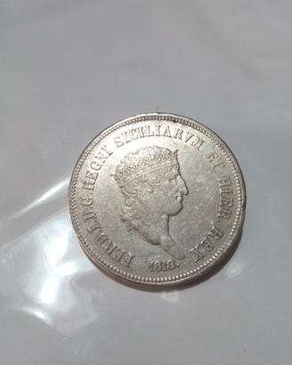 Ferdinando I 120 g., 1818 asse alla tedesca  R3