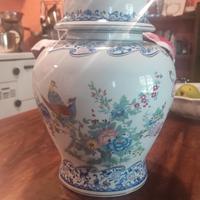 vaso ceramica decorato 