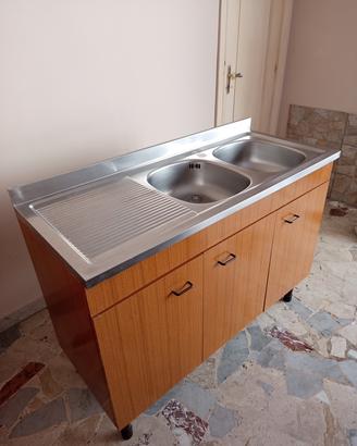 Lavello due vasche con mobile 