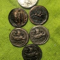 monedas antiguas de Roma Italia 