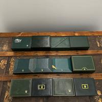 ROLEX 12 SCATOLE BOX DISPLAY VINTAGE USATE