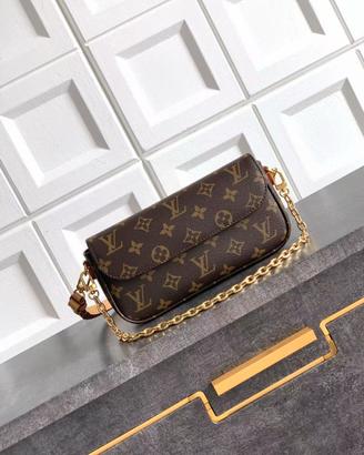 Borsa Baguette LOUIS VUITTON IVY 🚺 Marrone