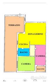 Trilocale con box singolo e cantina